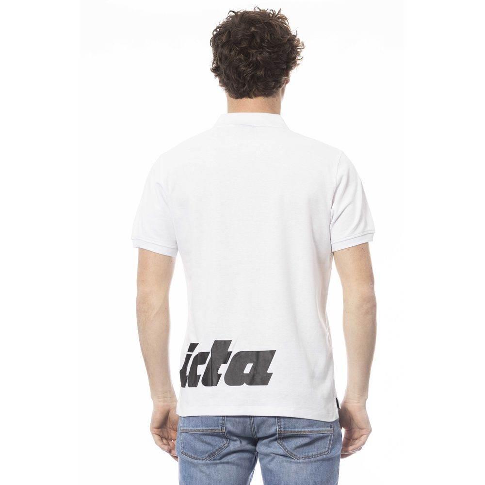 Invicta White Cotton Men Polo Shirt - Hilstor