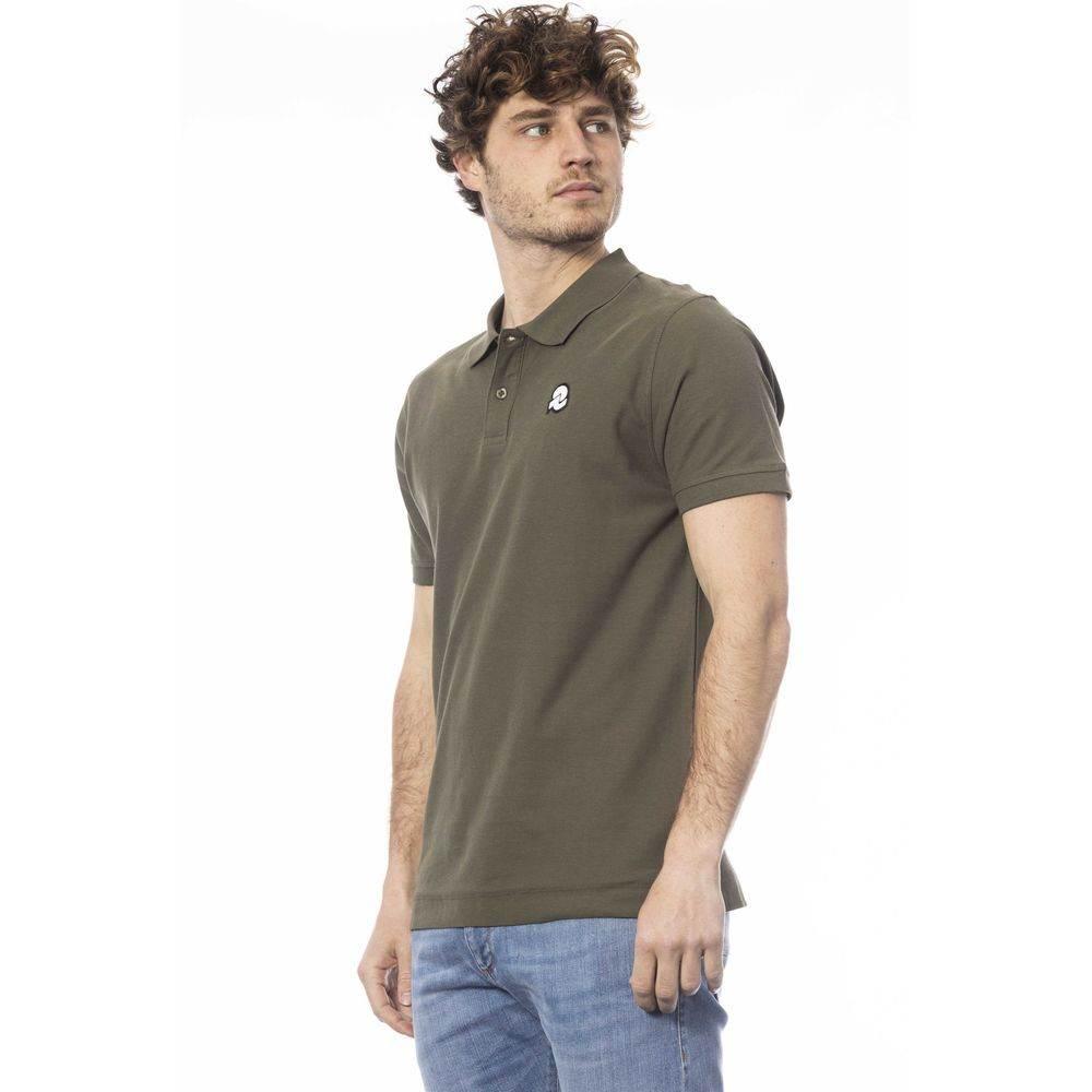 Invicta Green Cotton Men Polo Shirt - Hilstor