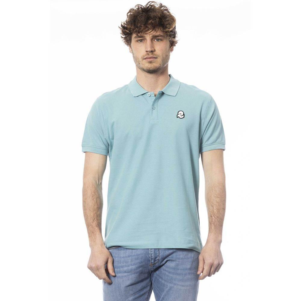 Invicta Light Blue Cotton Men Polo Shirt - Hilstor