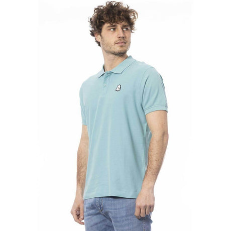 Invicta Light Blue Cotton Men Polo Shirt - Hilstor