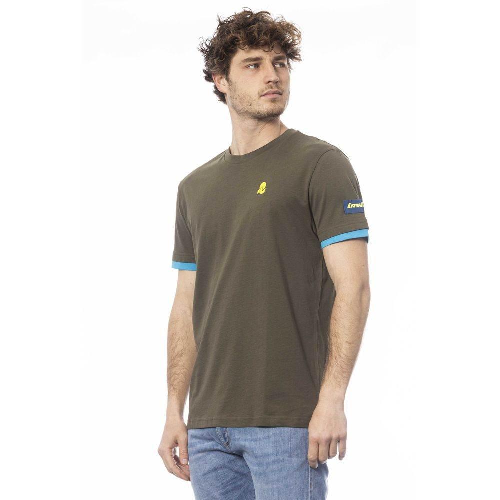 Invicta Green Cotton Men T-Shirt - Hilstor