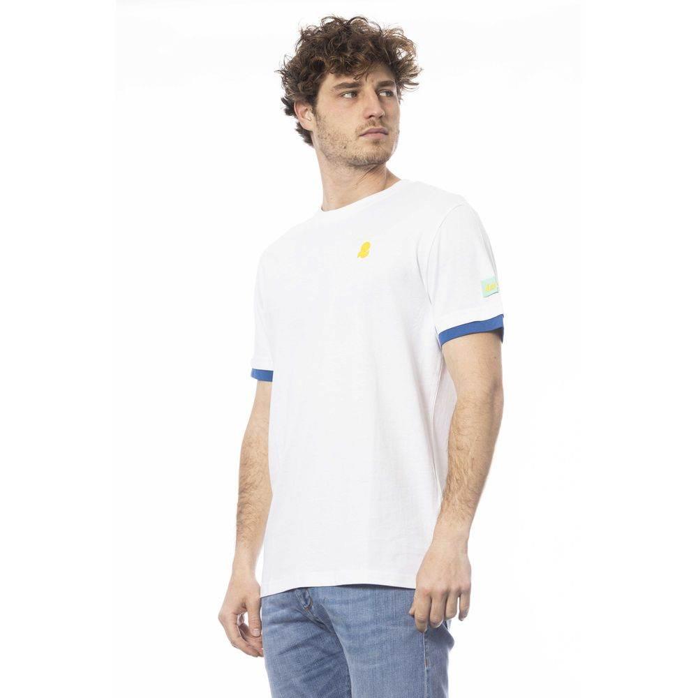 Invicta White Cotton Men T-Shirt - Hilstor