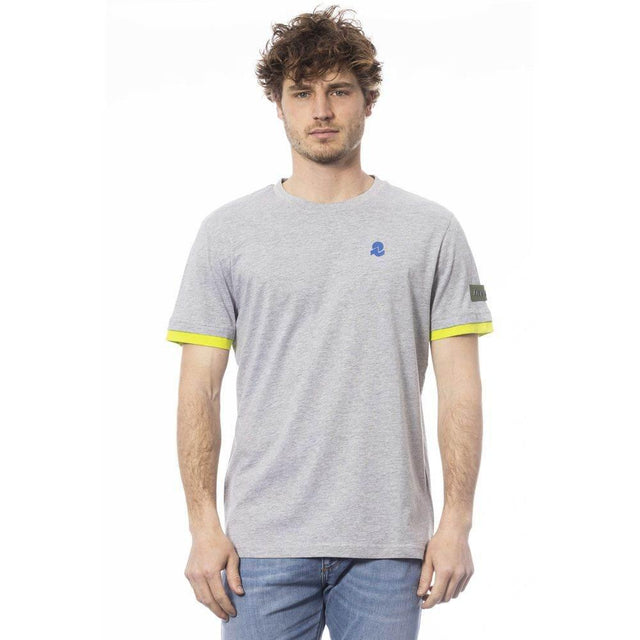 Invicta Gray Cotton Men T-Shirt - Hilstor