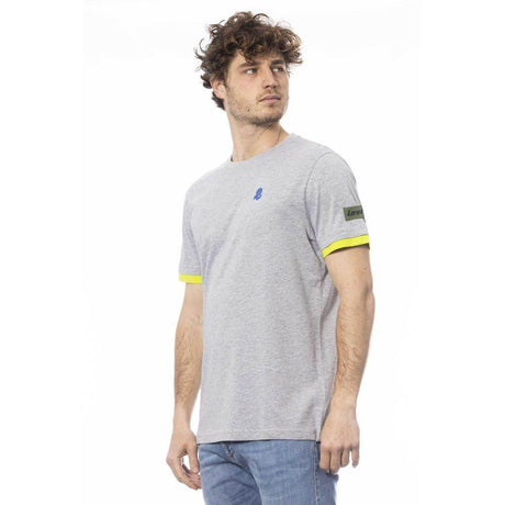 Invicta Gray Cotton Men T-Shirt - Hilstor