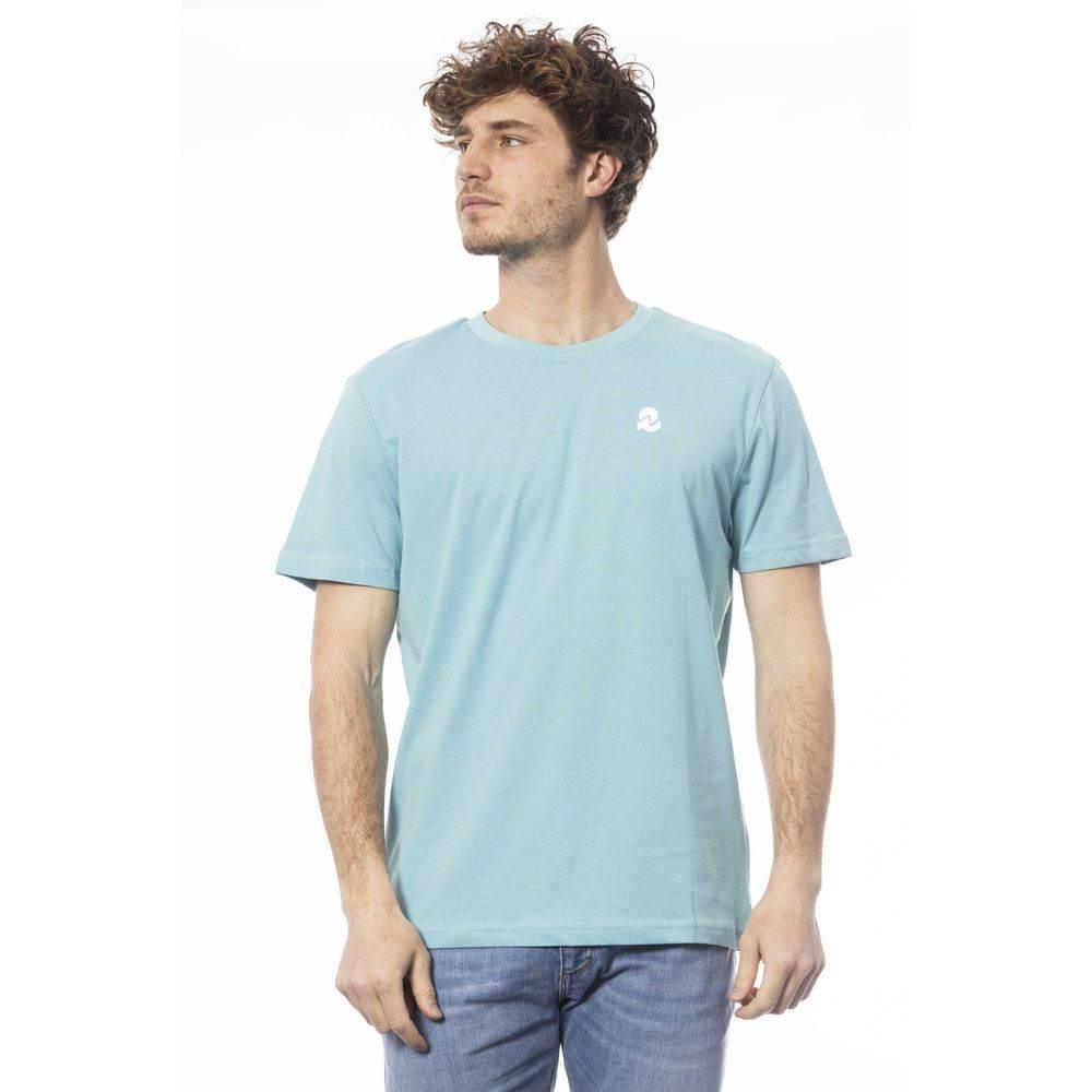 Invicta Light Blue Cotton Men T-Shirt - Hilstor