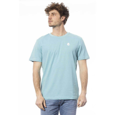 Invicta Light Blue Cotton Men T-Shirt - Hilstor