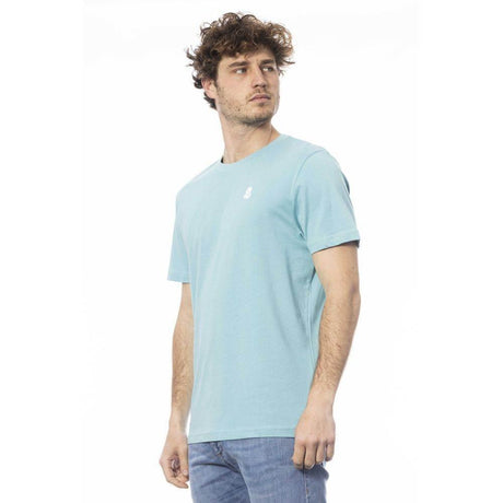 Invicta Light Blue Cotton Men T-Shirt - Hilstor