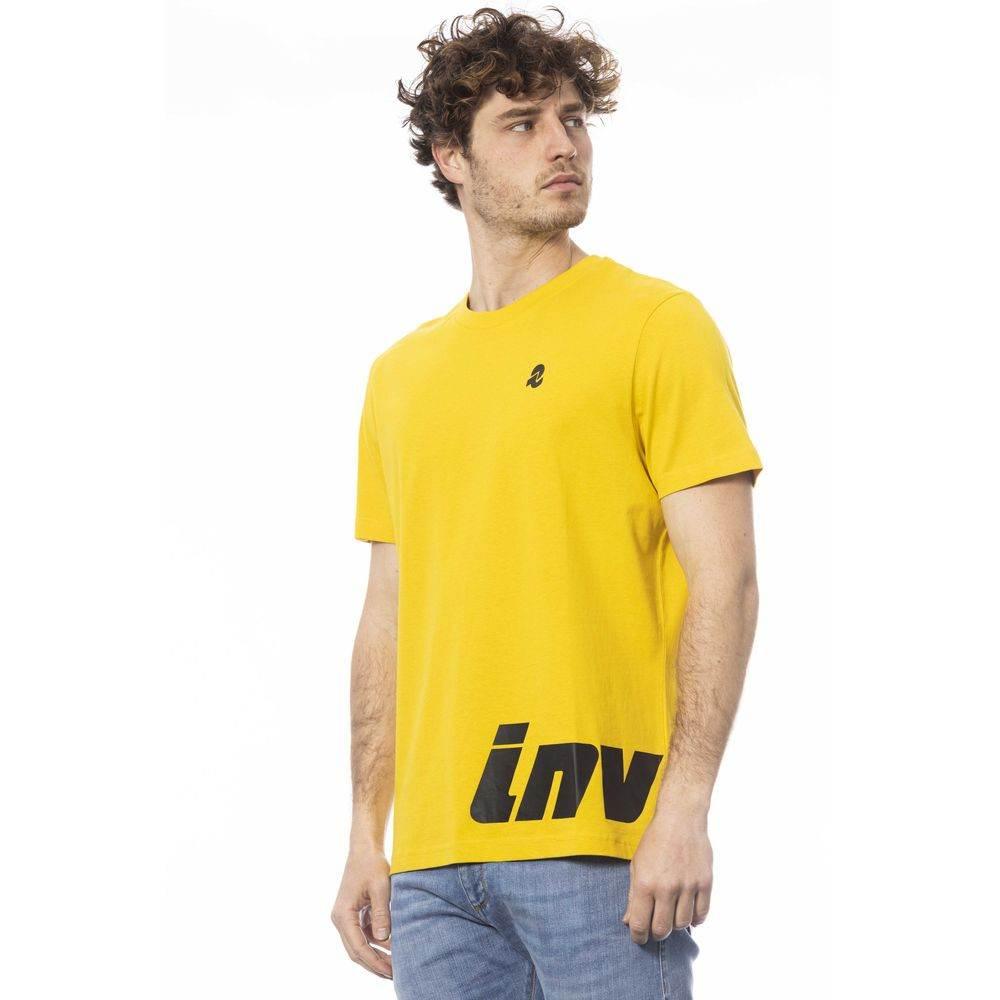 Invicta Yellow Cotton Men T-Shirt - Hilstor