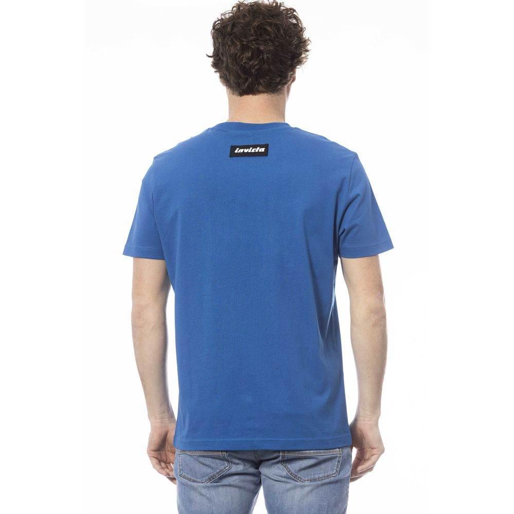Invicta Blue Cotton Men T-Shirt - Hilstor