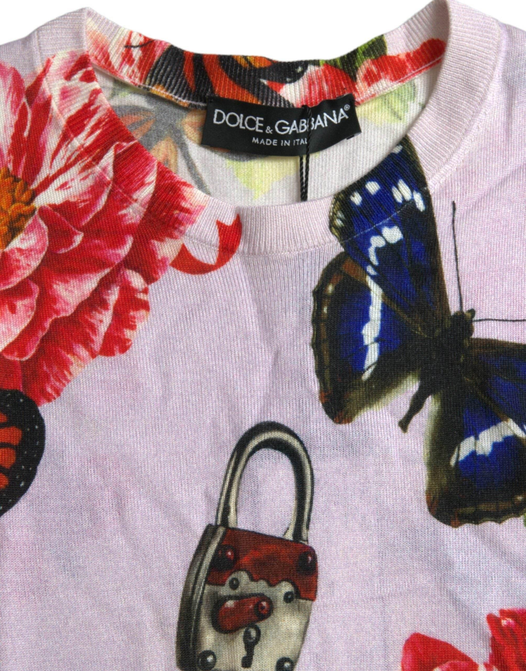 Dolce & Gabbana Elegant Cashmere-Silk Blend Tank Top - Hilstor