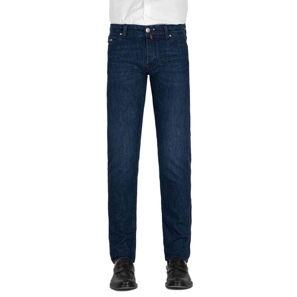Tramarossa Blue Cotton Men Jeans - Hilstor