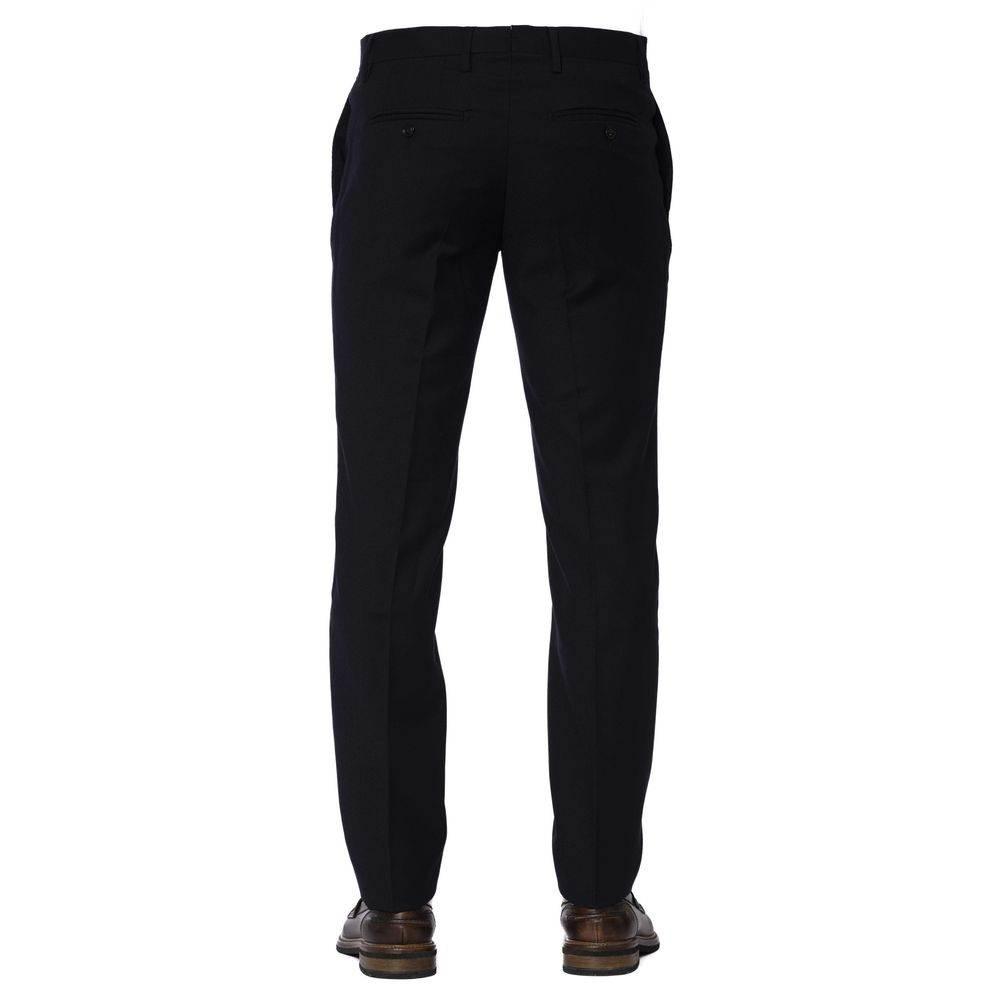 Trussardi Blue Wool Men Trouser - Hilstor