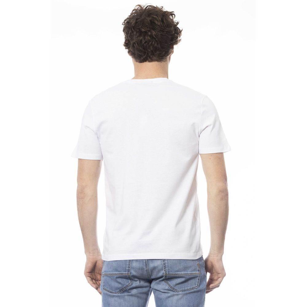 Ungaro Sport White Cotton Men T-Shirt - Hilstor