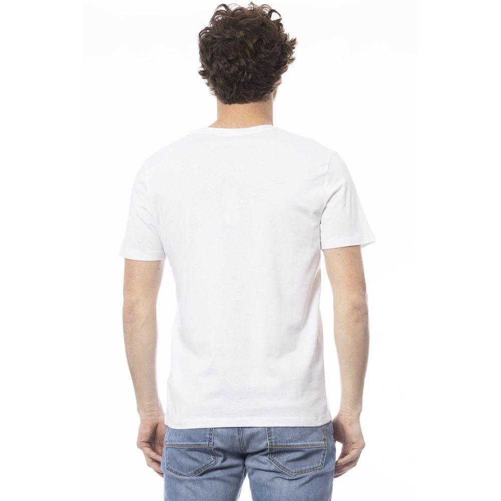 Ungaro Sport White Cotton Men T-Shirt - Hilstor