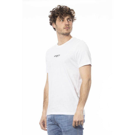 Ungaro Sport White Cotton Men T-Shirt - Hilstor