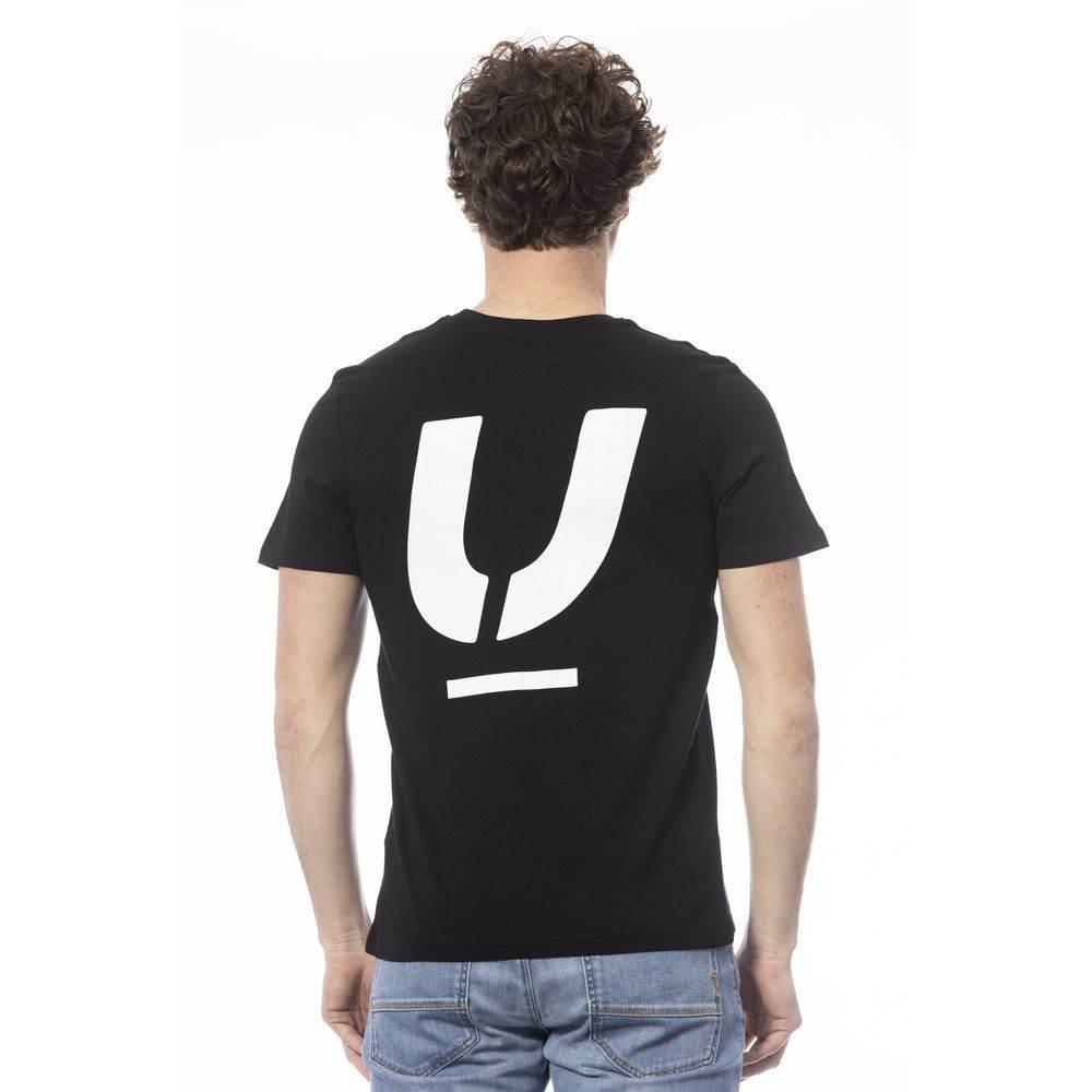Ungaro Sport Black Cotton Men T-Shirt - Hilstor