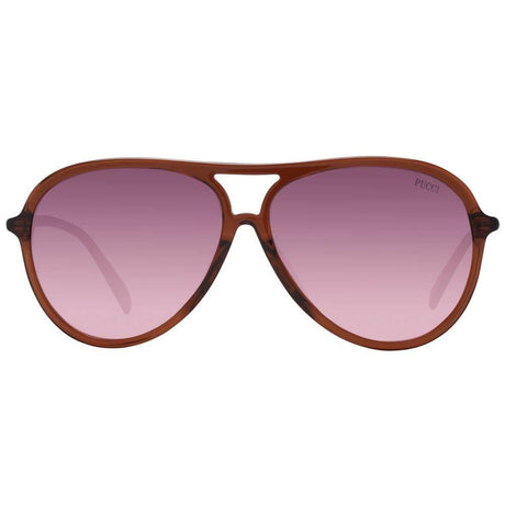 Emilio Pucci Brown Women Sunglasses - Hilstor