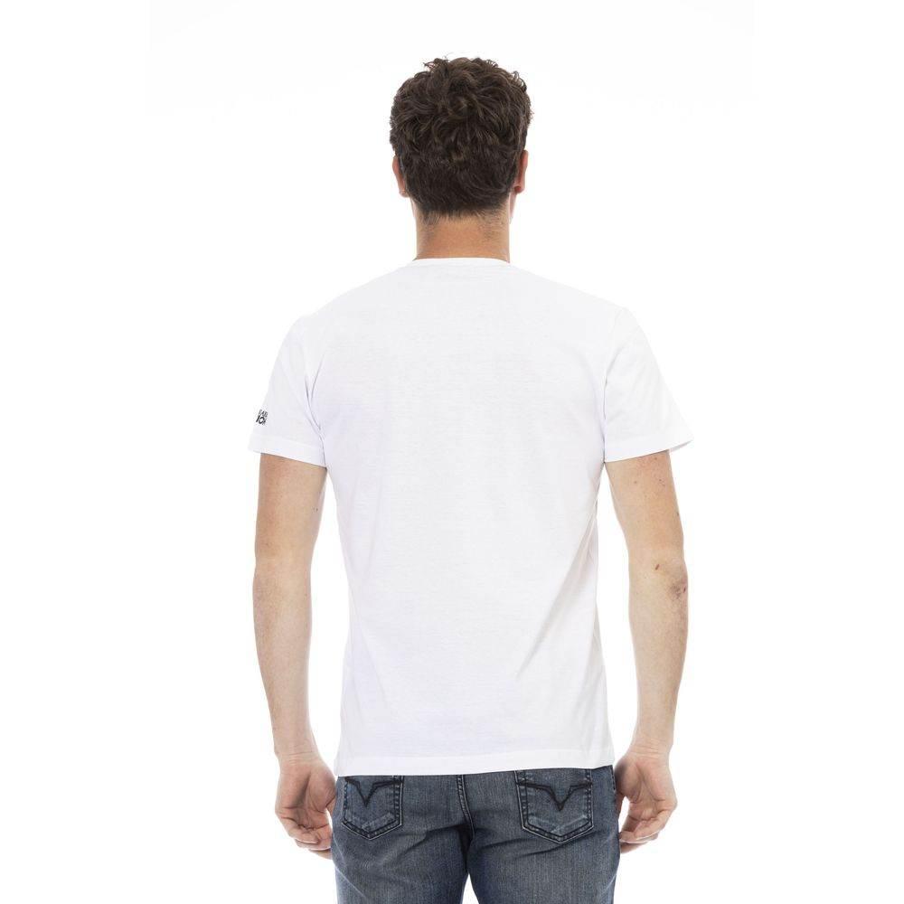 Trussardi Action White Cotton Men's T-Shirt - Hilstor