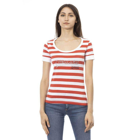 Trussardi Action Multicolor Cotton Women T-Shirt - Hilstor
