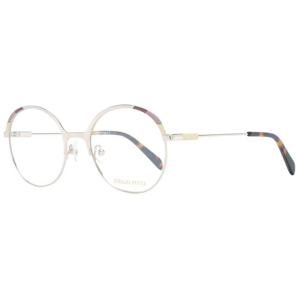Emilio Pucci Gold Women Glasses Frame - Hilstor