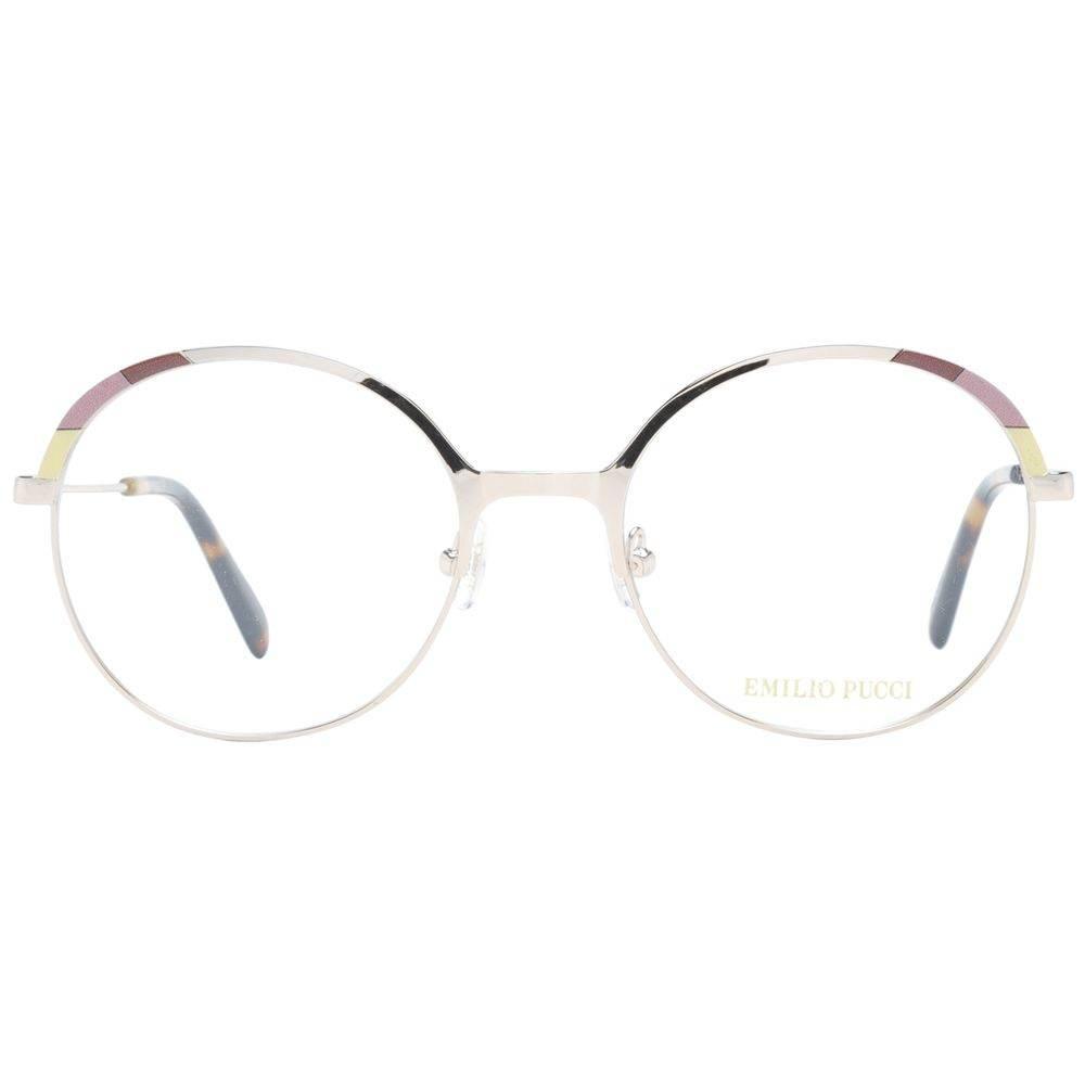 Emilio Pucci Gold Women Glasses Frame - Hilstor
