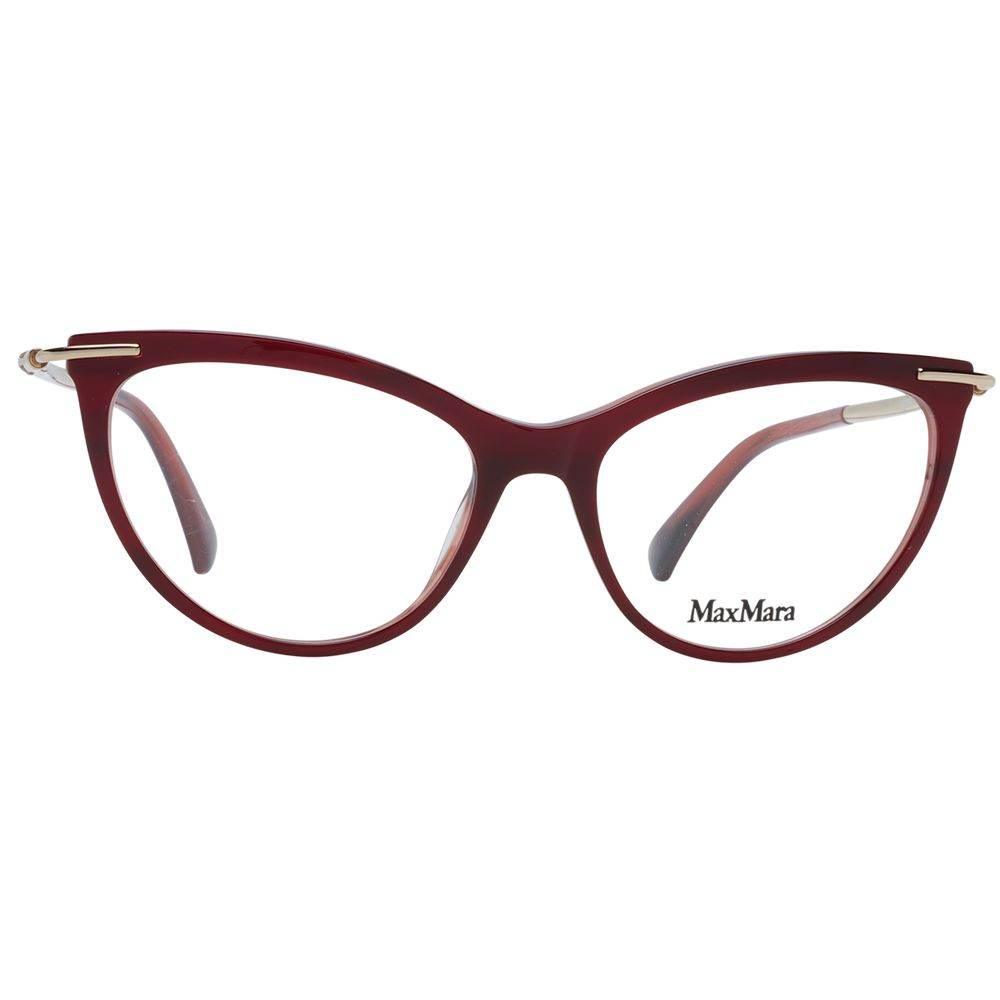 Max Mara Burgundy Women Glasses Frame - Hilstor