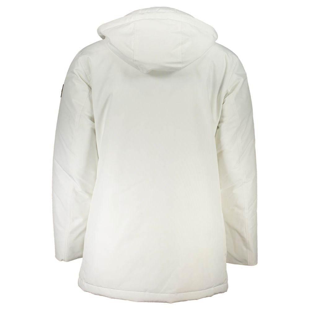 Hugo Boss White Polyamide Men Jacket - Hilstor