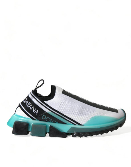 Dolce & Gabbana Elegant Sorrento Sneakers in Light Blue - Hilstor