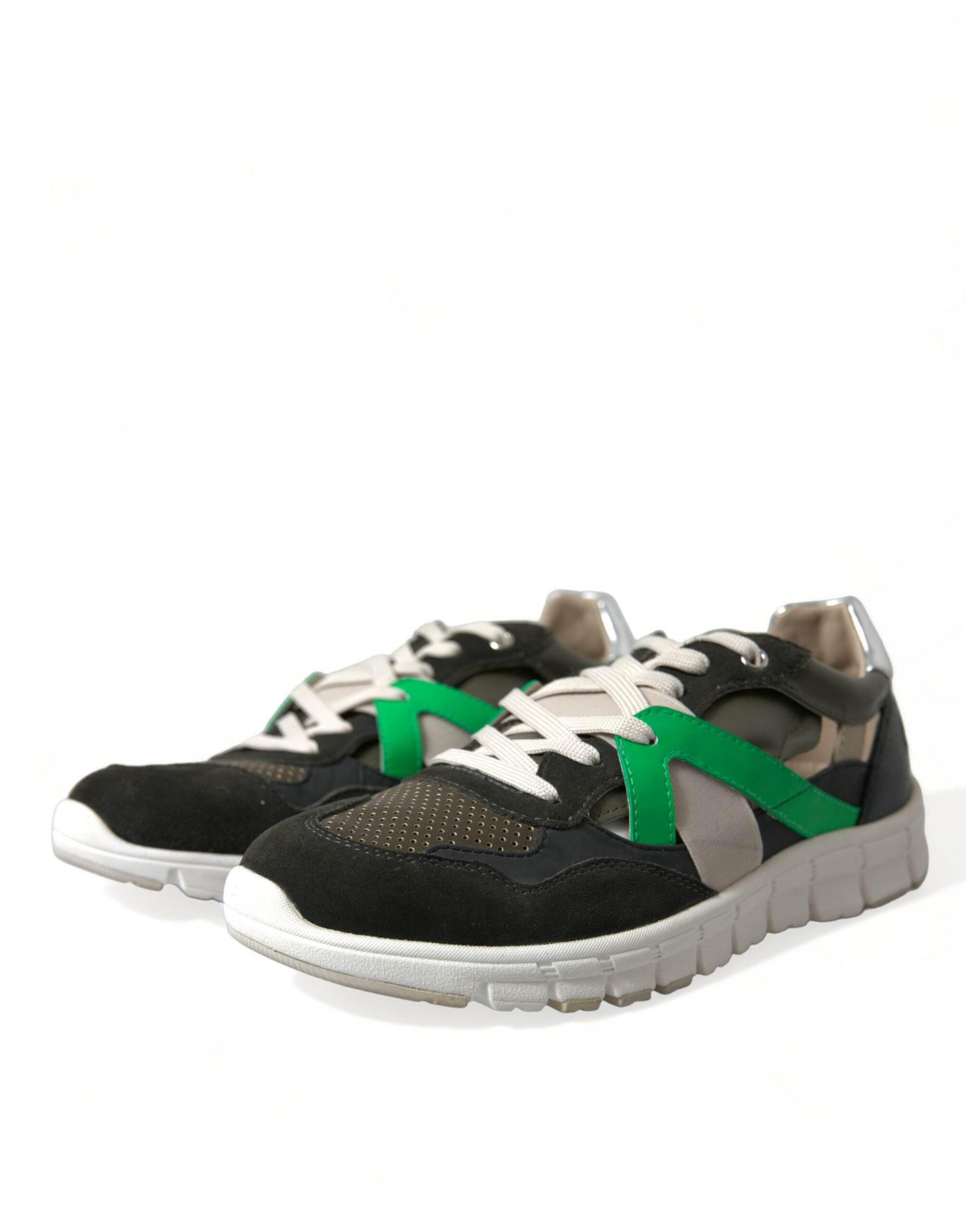Dolce & Gabbana Exquisite Multicolor Low-Top Designer Sneakers - Hilstor