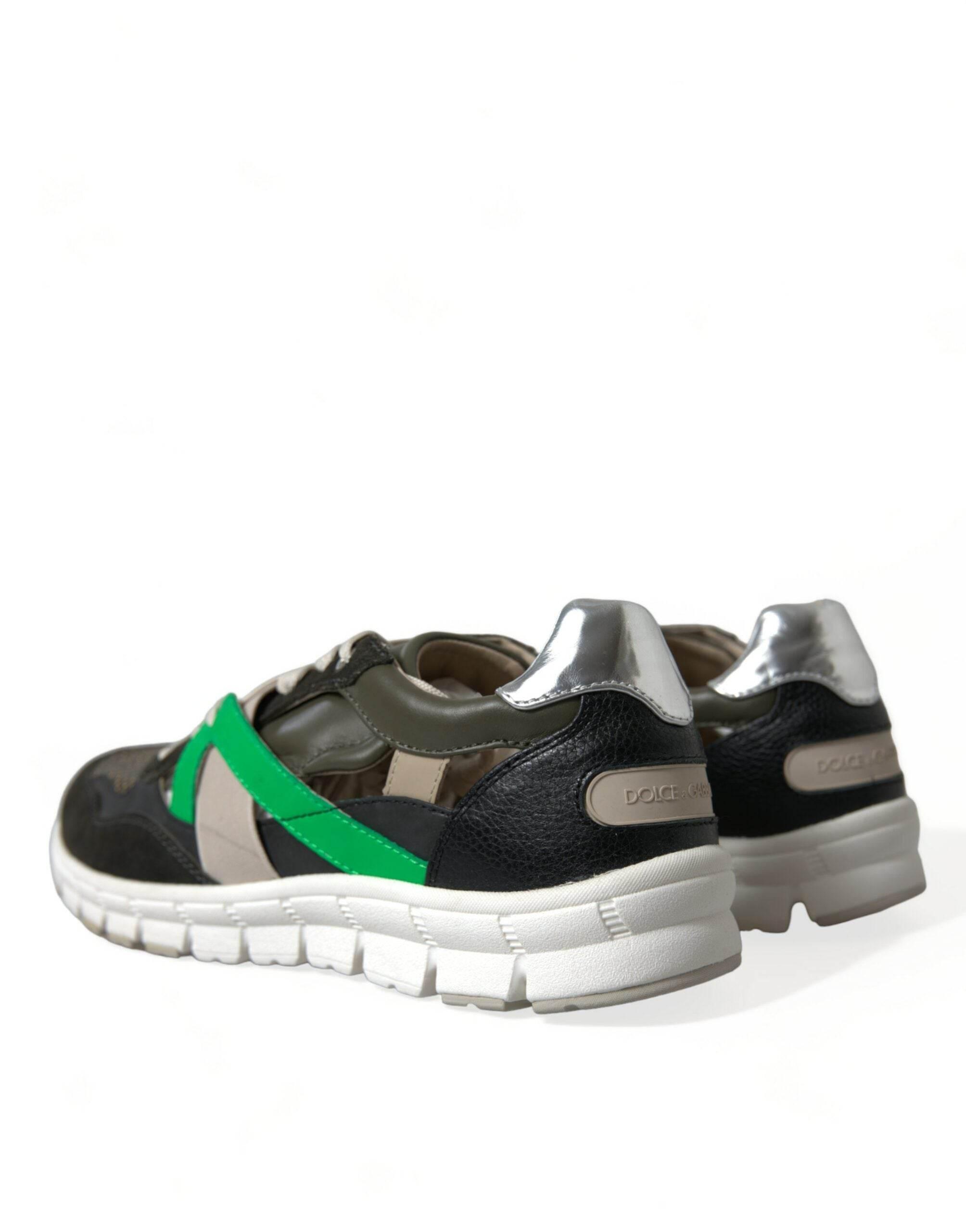 Dolce & Gabbana Exquisite Multicolor Low-Top Designer Sneakers - Hilstor