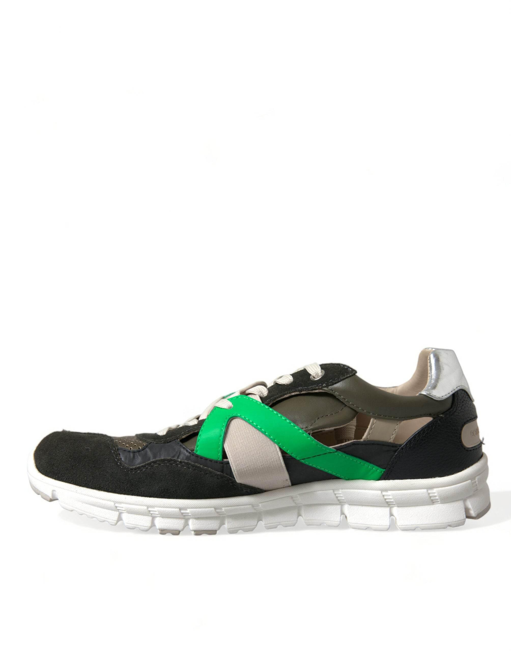 Dolce & Gabbana Exquisite Multicolor Low-Top Designer Sneakers - Hilstor