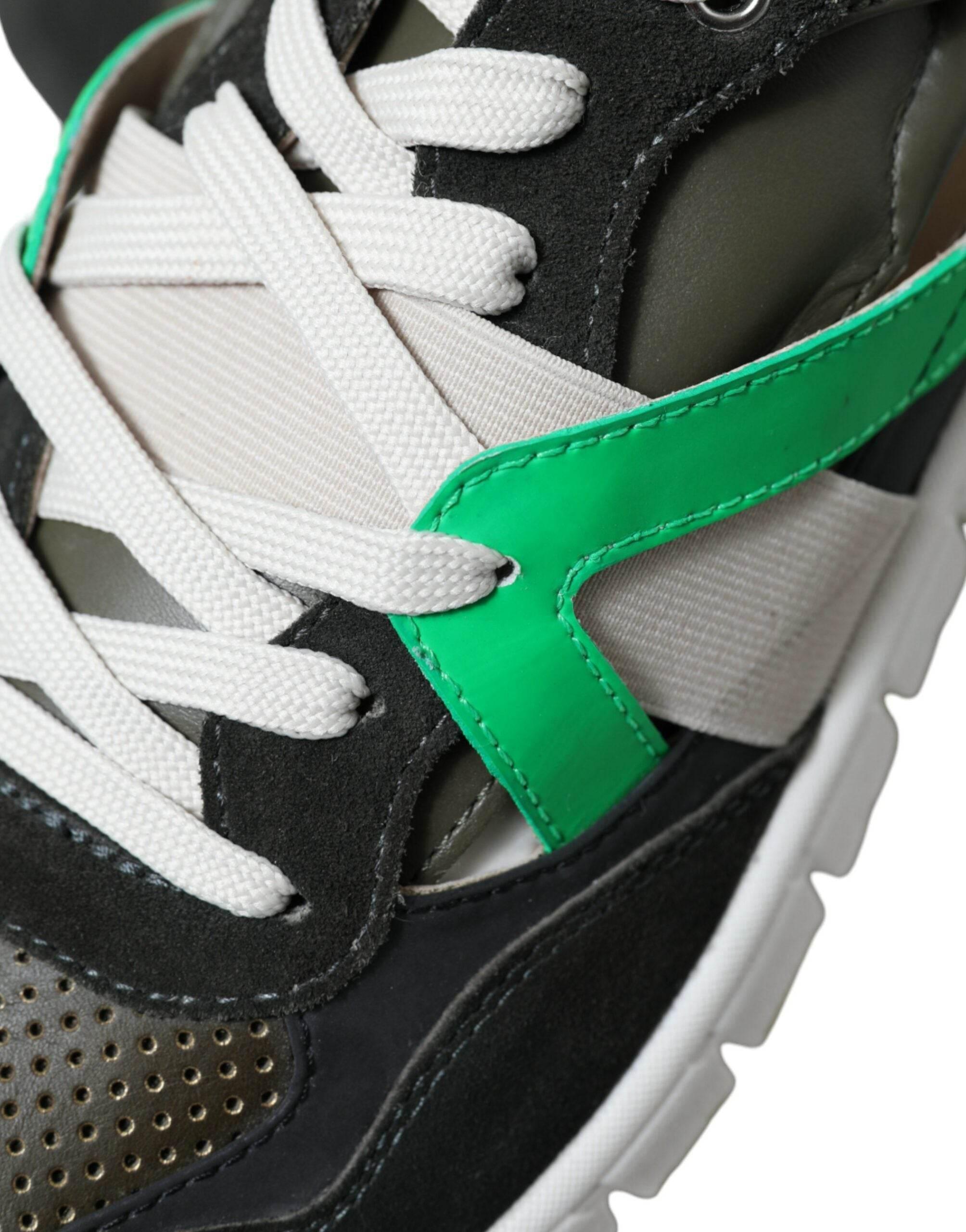 Dolce & Gabbana Exquisite Multicolor Low-Top Designer Sneakers - Hilstor