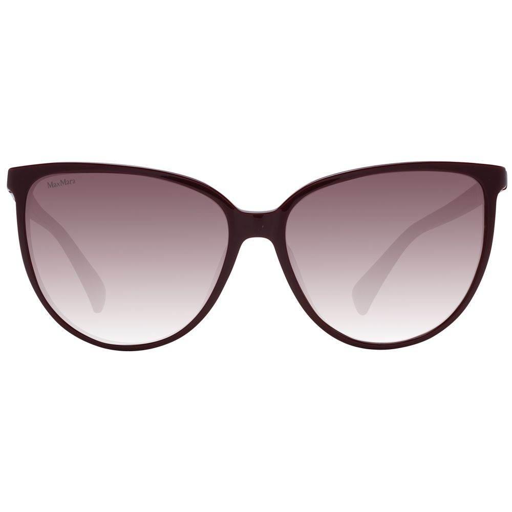 Max Mara Burgundy Women Sunglasses - Hilstor