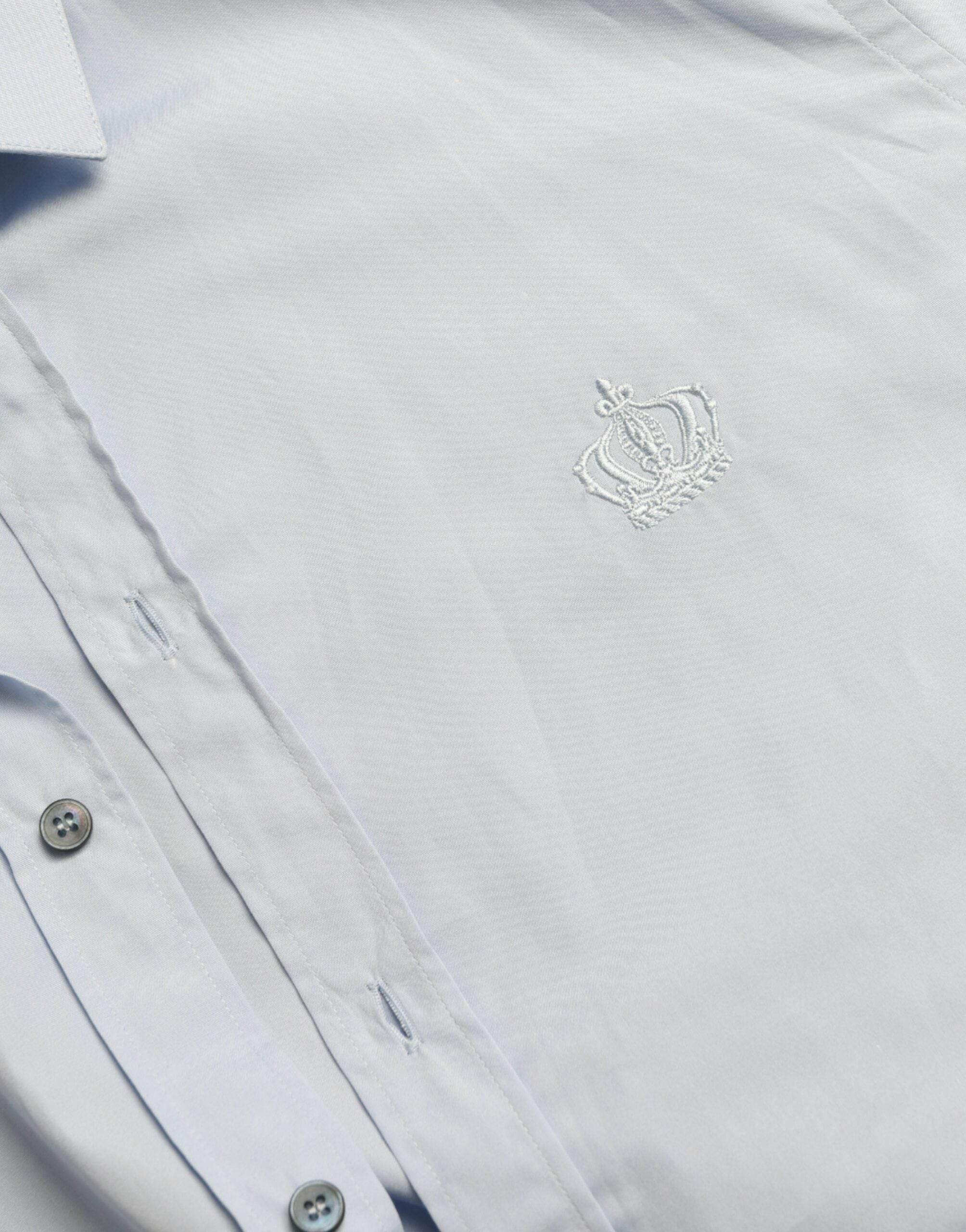 Dolce & Gabbana Elegant Slim Fit Sky Blue Dress Shirt - Hilstor