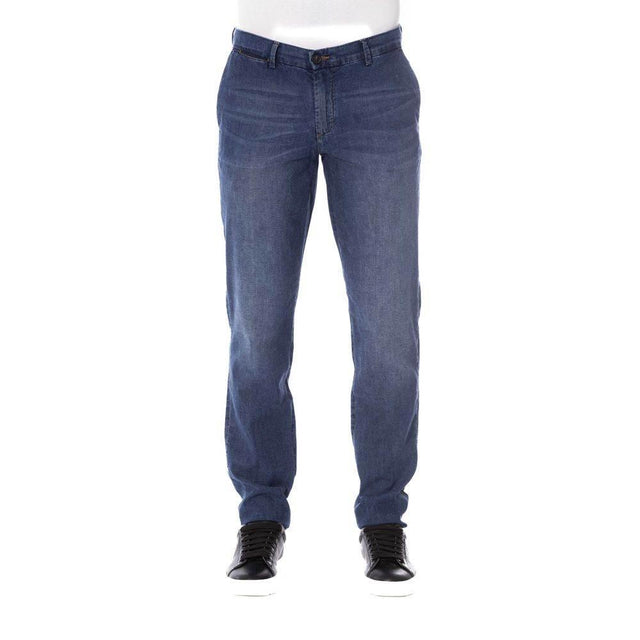 Trussardi Jeans Blue Cotton Men Jeans - Hilstor