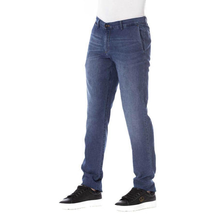 Trussardi Jeans Blue Cotton Men Jeans - Hilstor