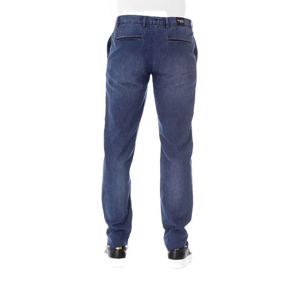 Trussardi Jeans Blue Cotton Men Jeans - Hilstor