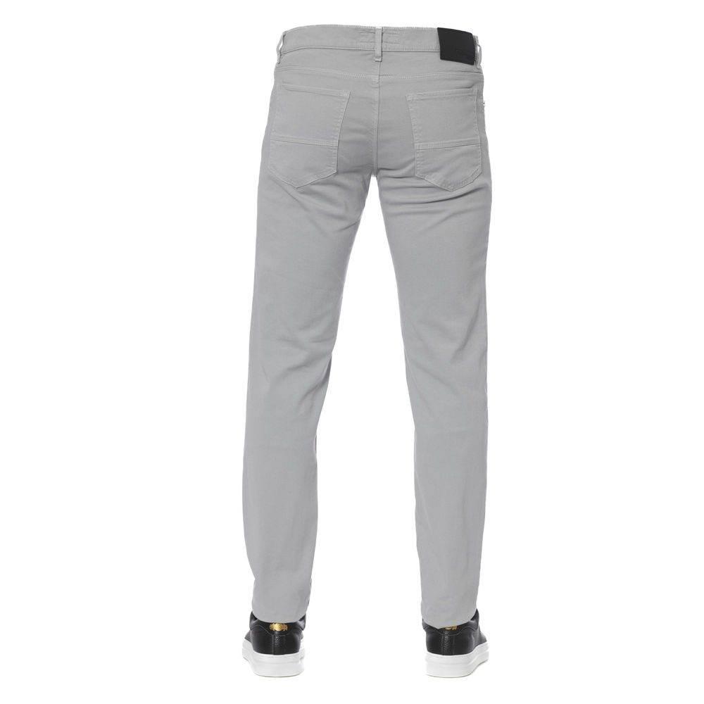 Trussardi Jeans Gray Cotton Men Jeans - Hilstor