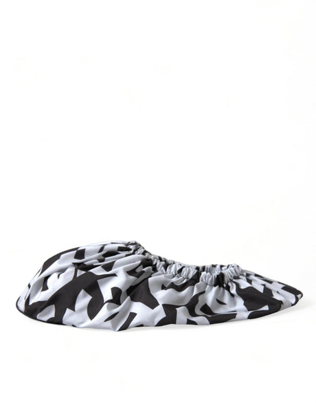 Dolce & Gabbana Chic Monochrome Slip-On Flats - Hilstor