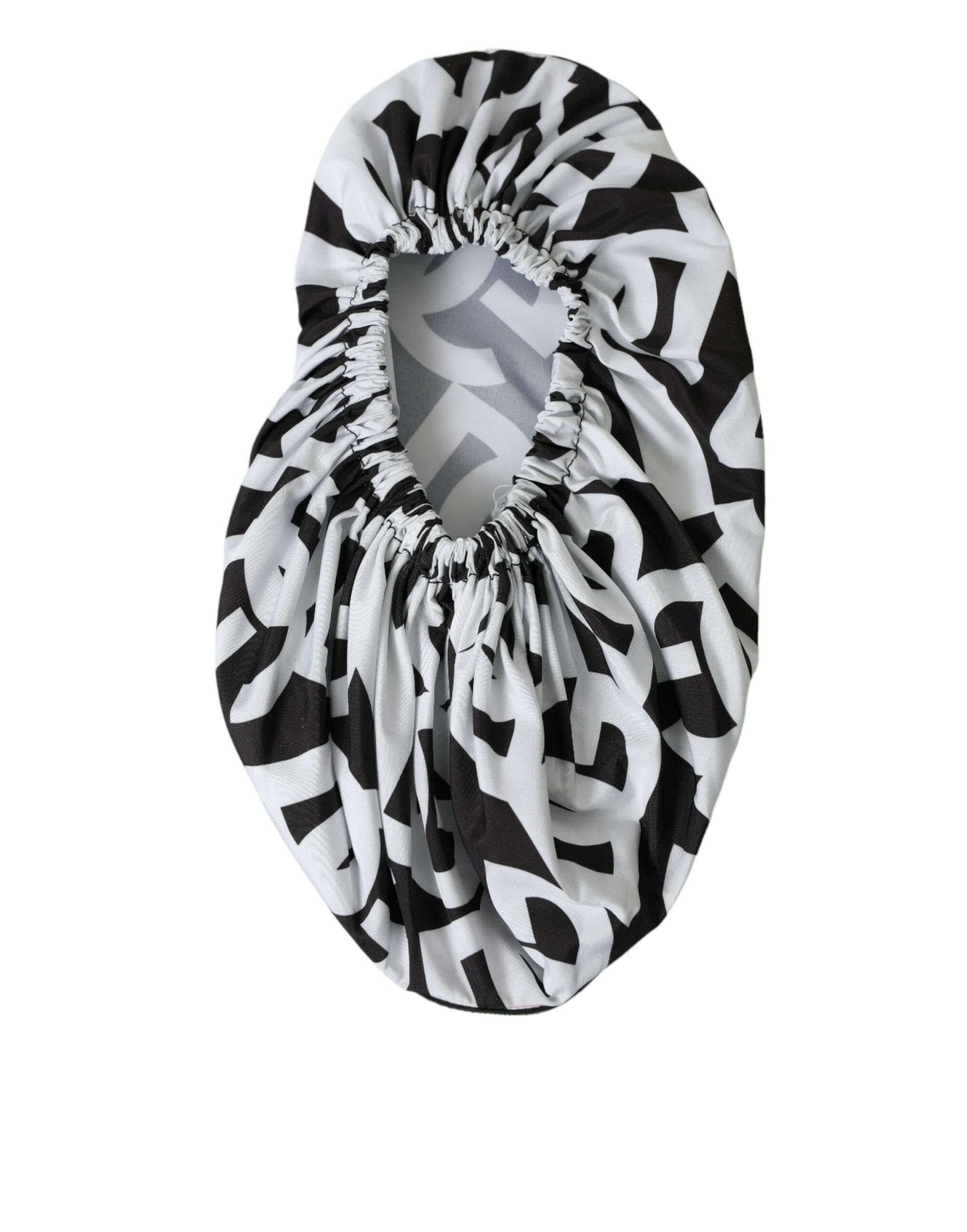 Dolce & Gabbana Chic Monochrome Slip-On Flats - Hilstor