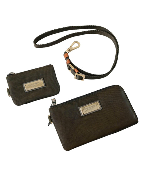 Dolce & Gabbana Elegant Dark Green Multifunctional Kit - Hilstor
