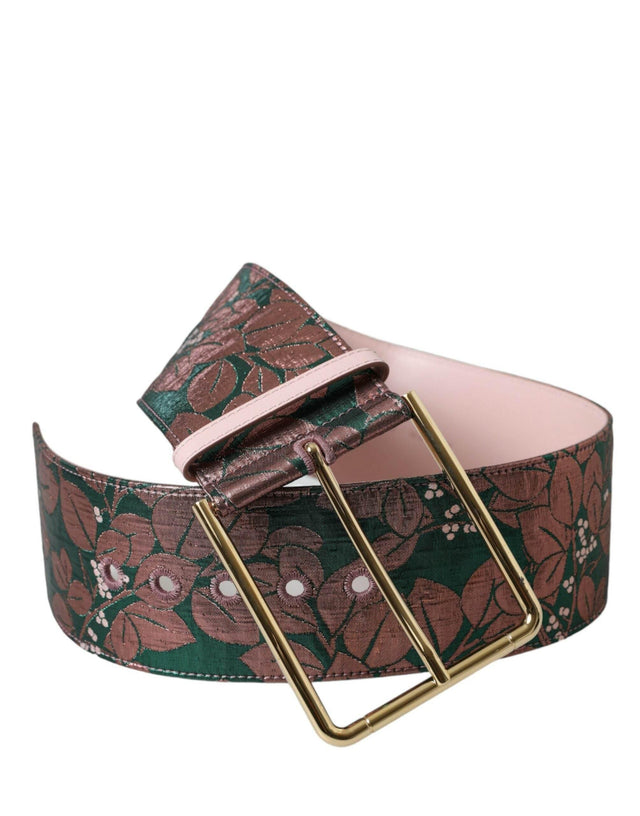 Dolce & Gabbana Multicolor High-Waist Statement Belt - Hilstor