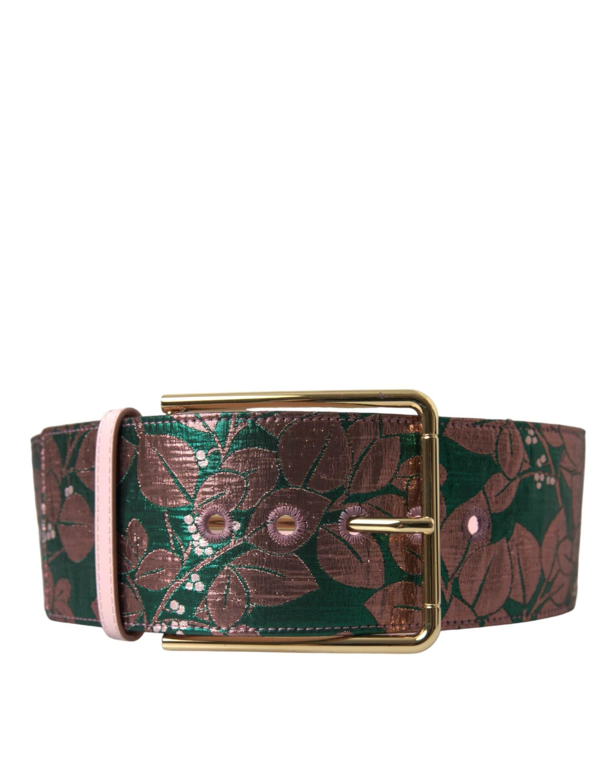 Dolce & Gabbana Multicolor High-Waist Statement Belt - Hilstor