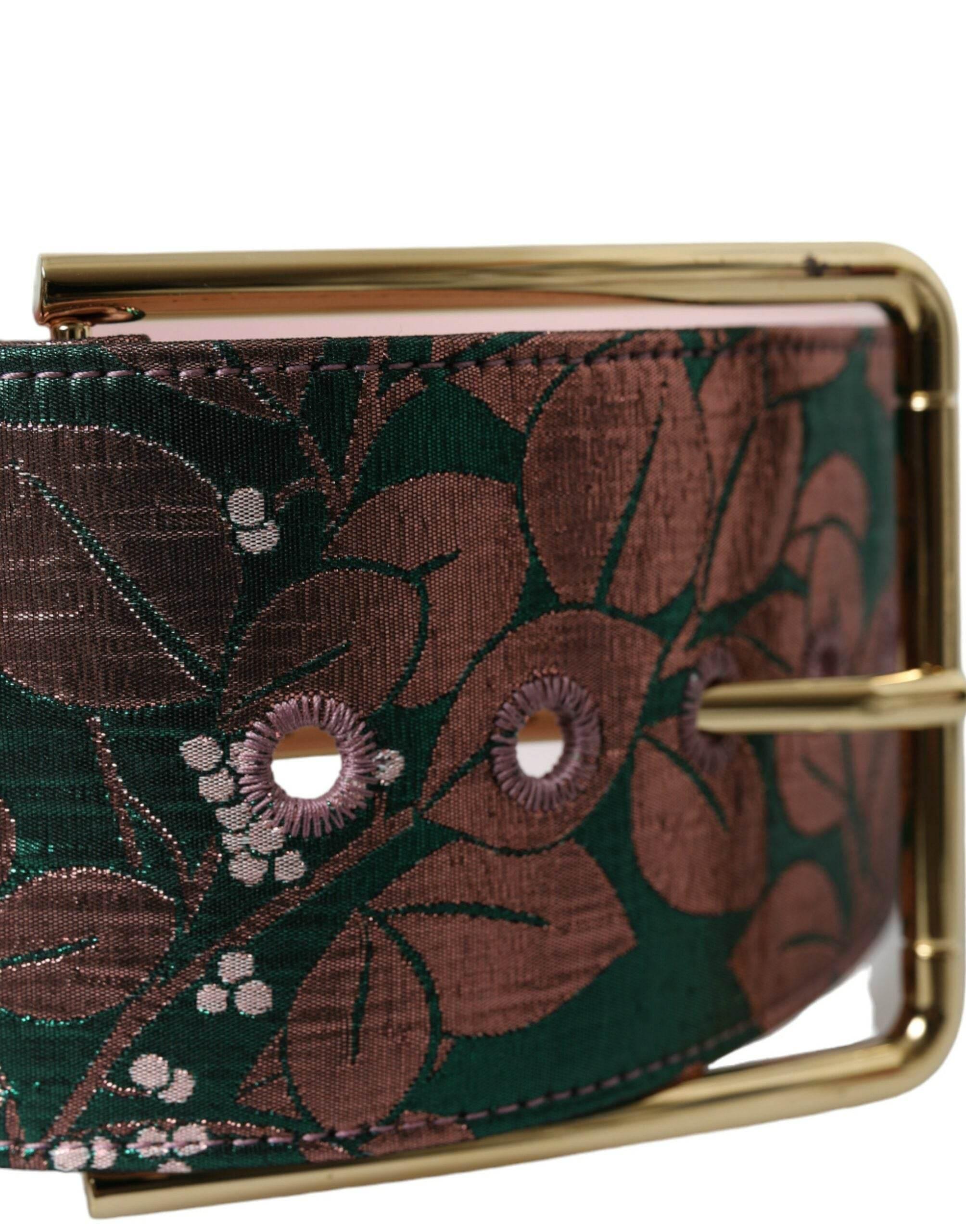 Dolce & Gabbana Multicolor High-Waist Statement Belt - Hilstor