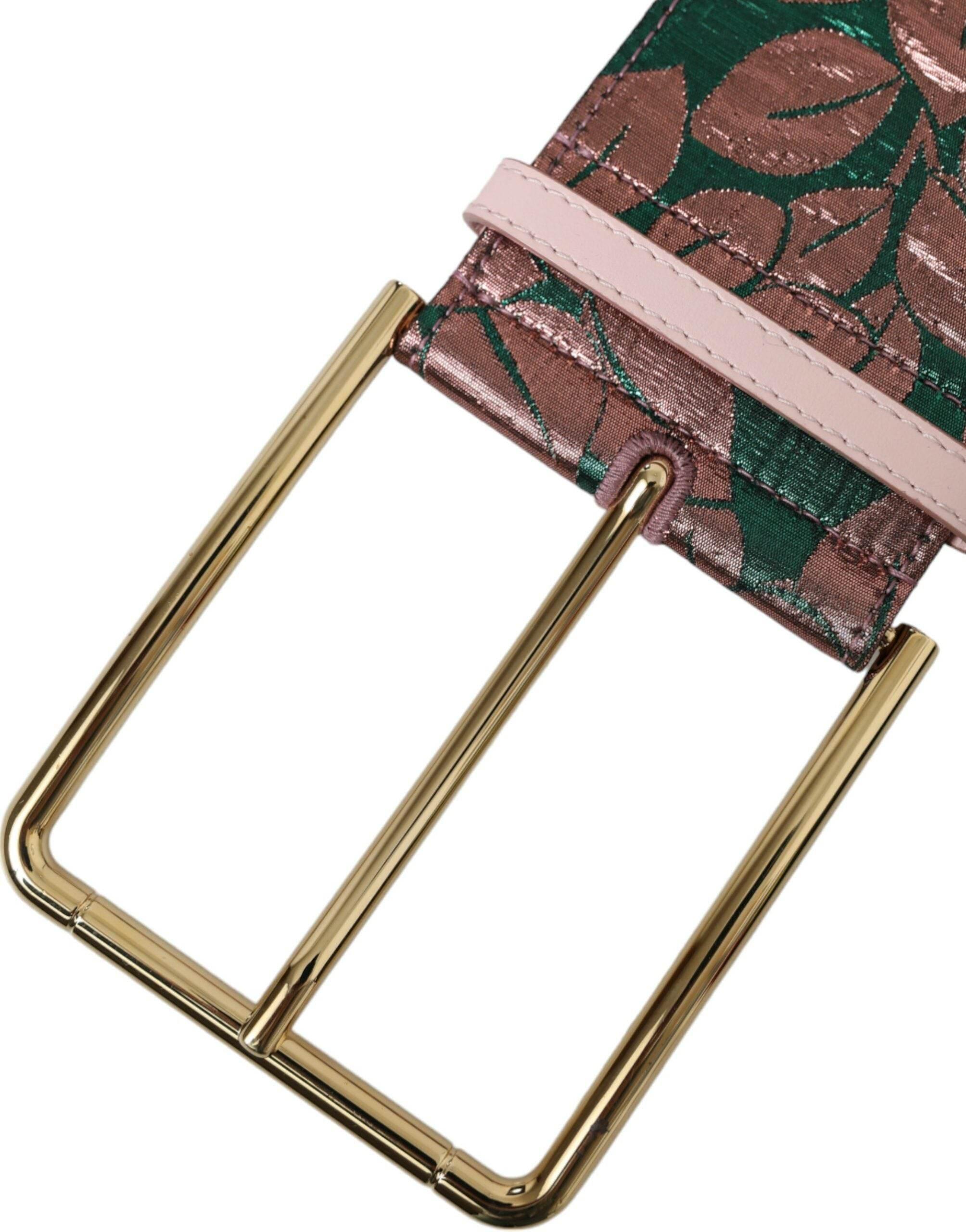 Dolce & Gabbana Multicolor High-Waist Statement Belt - Hilstor