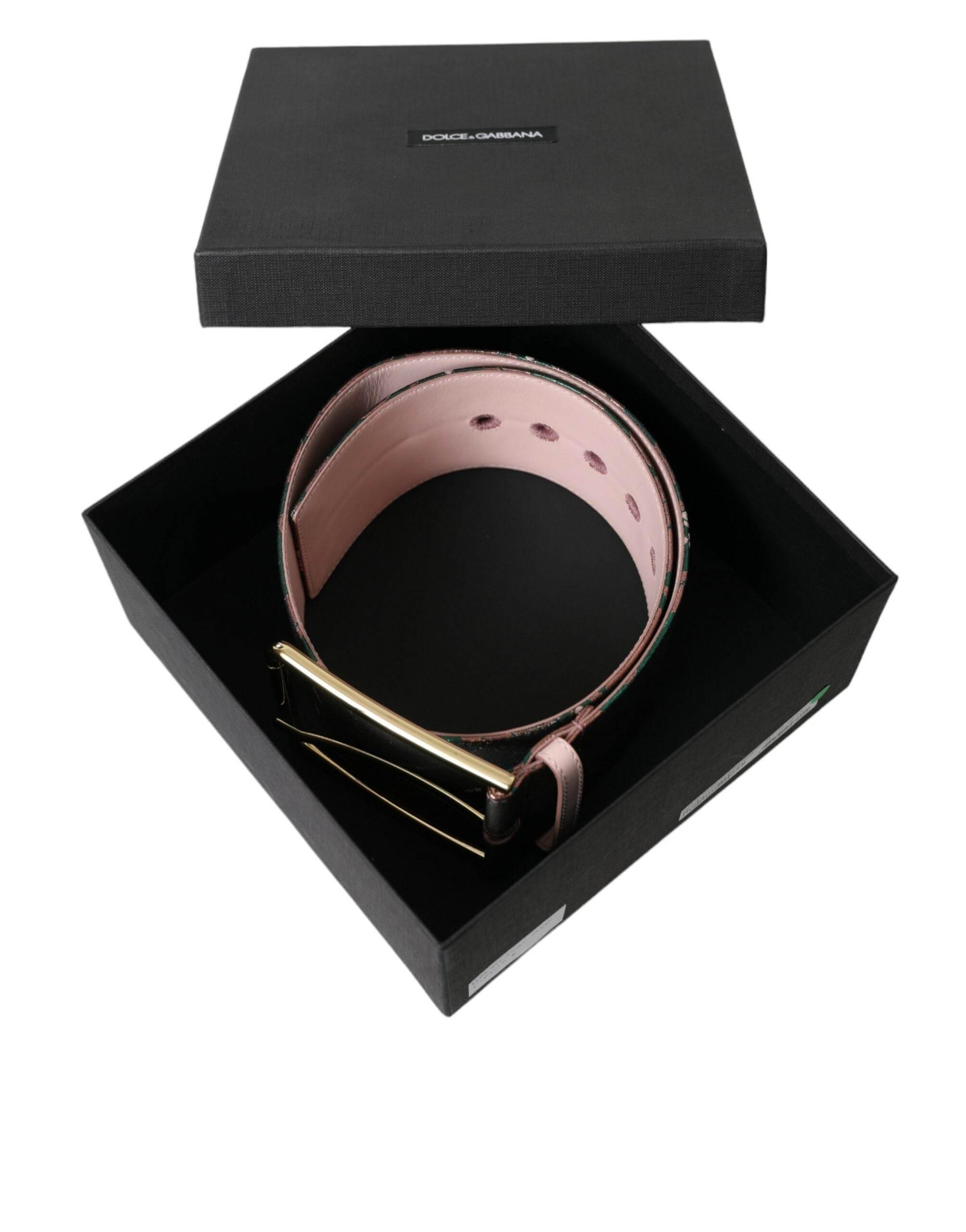 Dolce & Gabbana Multicolor High-Waist Statement Belt - Hilstor