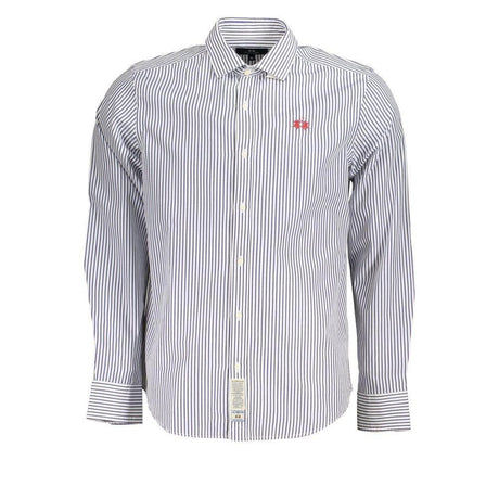 La Martina Elegant Long-Sleeved Striped Shirt for Men - Hilstor