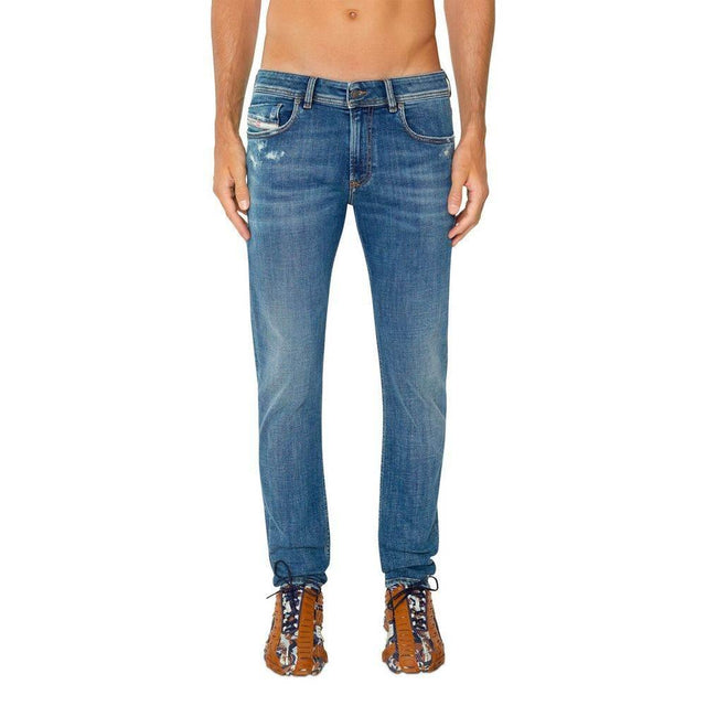 Diesel Punk-Inspired Low Waist Skinny Jeans - Hilstor