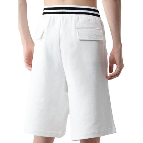 Dolce & Gabbana White Cotton Men Bermuda Short - Hilstor
