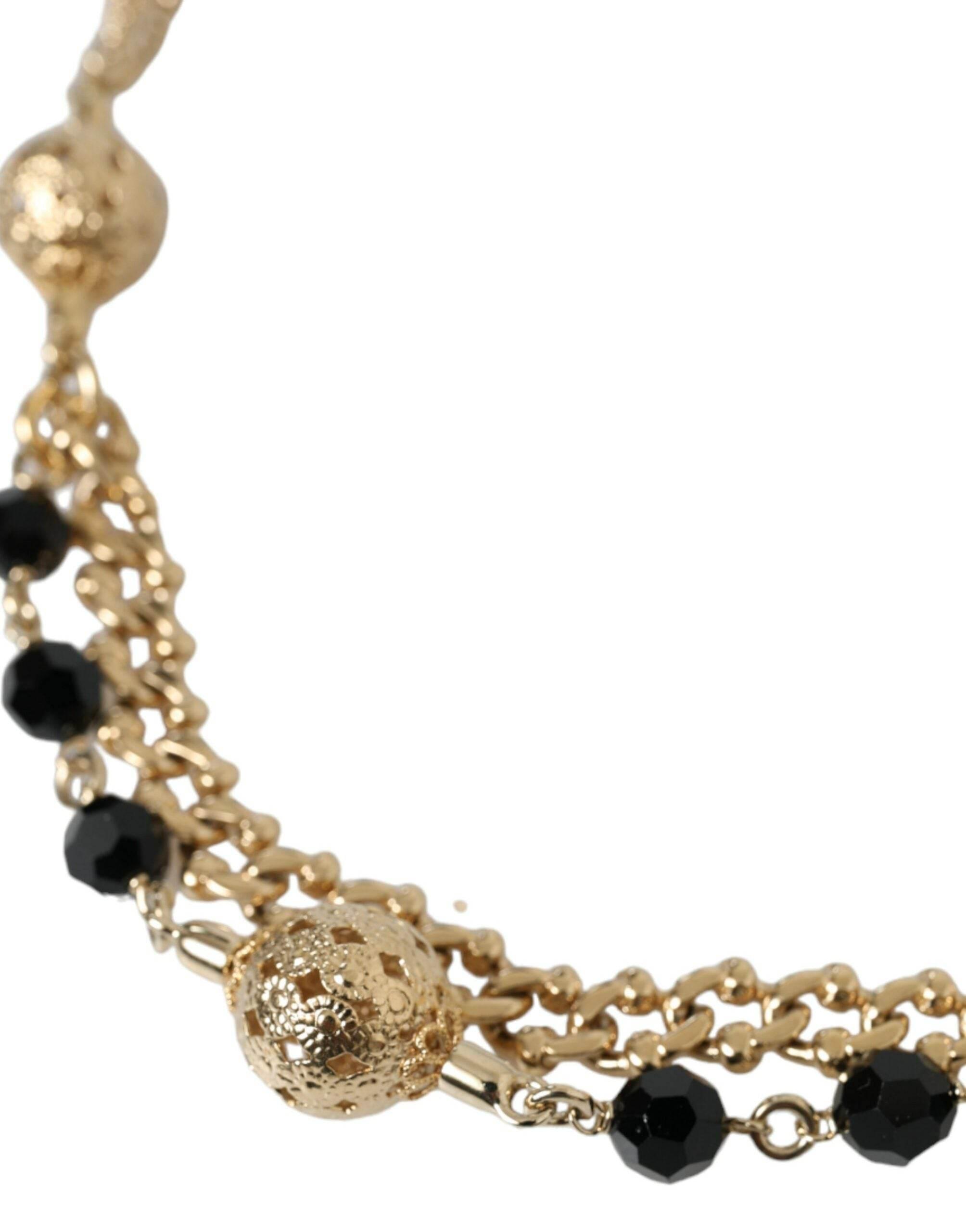 Dolce & Gabbana Elegant Crystal Bounce Leather Waist Belt - Hilstor